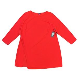 NWT Vince Camuto Fiesta Red Plus Size
Blouse, size 2X